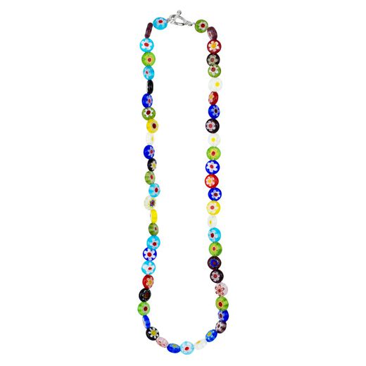 Millefiori bead necklace
